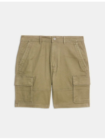 Marks & Spencer Stretch-Cargo-Shorts von Marks & Spencer braun