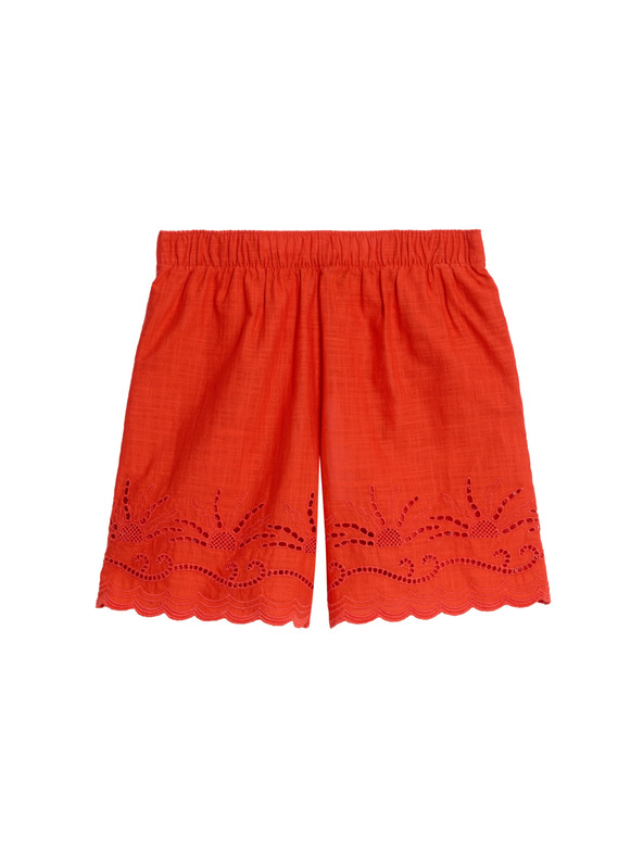 Marks & Spencer Strandhose aus reiner Baumwolle mit Ausschnitt von Marks & Spencer rot