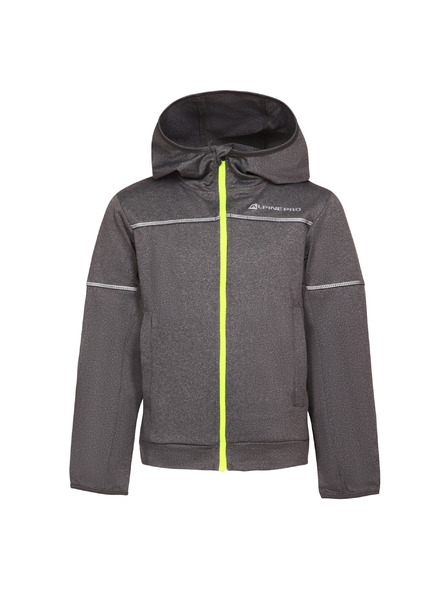 ALPINE PRO Kinder-Schnelltrocknende Sweatjacke ALPINE PRO SWANO smoked pearl