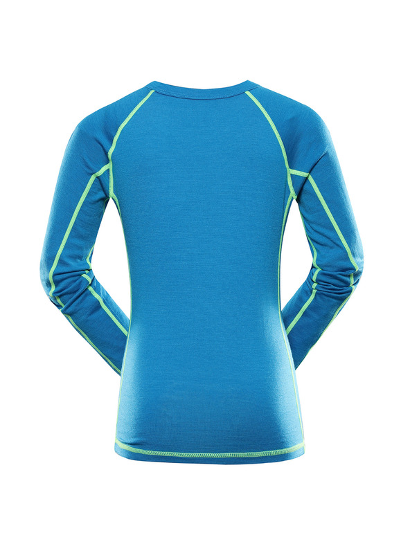 ALPINE PRO Kinder-T-Shirt aus Merinowolle ALPINE PRO MERENO methyl