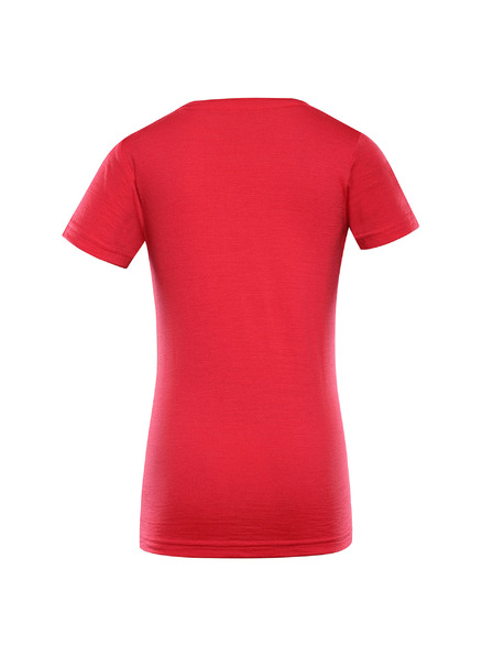 ALPINE PRO Kinder-T-Shirt aus Merinowolle ALPINE PRO MERENO 2 raspberry