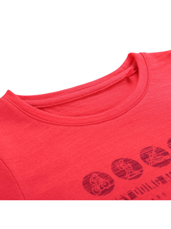 ALPINE PRO Kinder-T-Shirt aus Merinowolle ALPINE PRO MERENO 2 raspberry