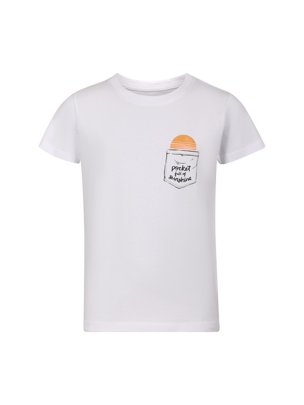 ALPINE PRO Kinder-Baumwoll-T-Shirt ALPINE PRO SUMEKO white varianta pa