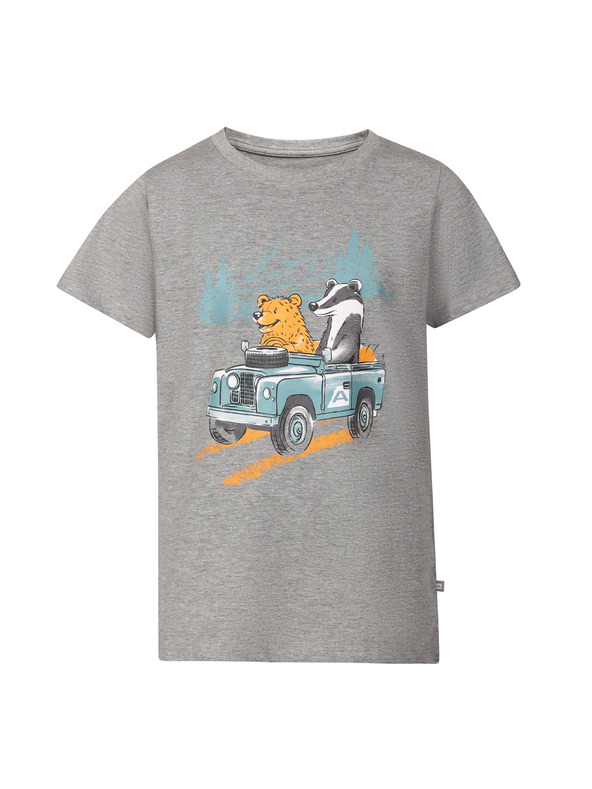 ALPINE PRO Kinder-Schnelltrocknendes T-Shirt ALPINE PRO REJO gray varianta pb