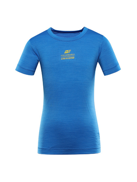 ALPINE PRO Kinder-Schnelltrocknendes T-Shirt ALPINE PRO BASIKO electric blue lemonade
