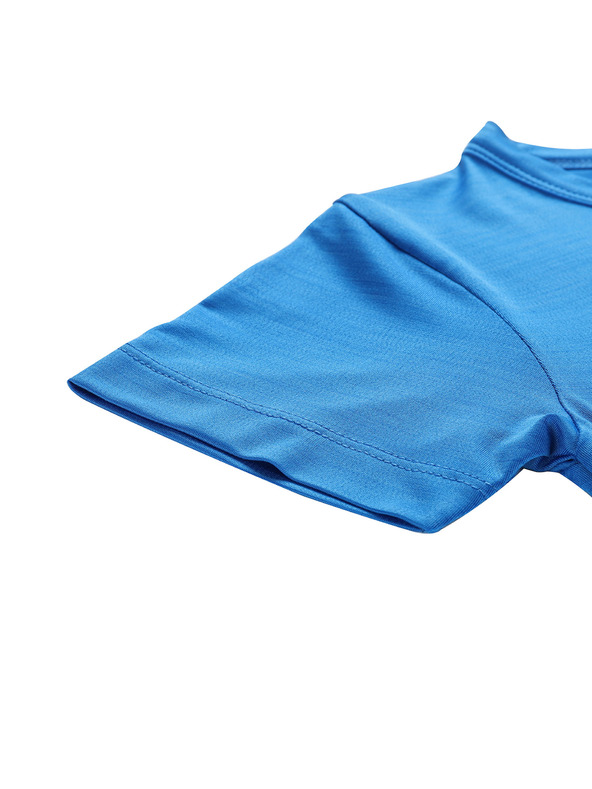ALPINE PRO Kinder-Schnelltrocknendes T-Shirt ALPINE PRO BASIKO electric blue lemonade