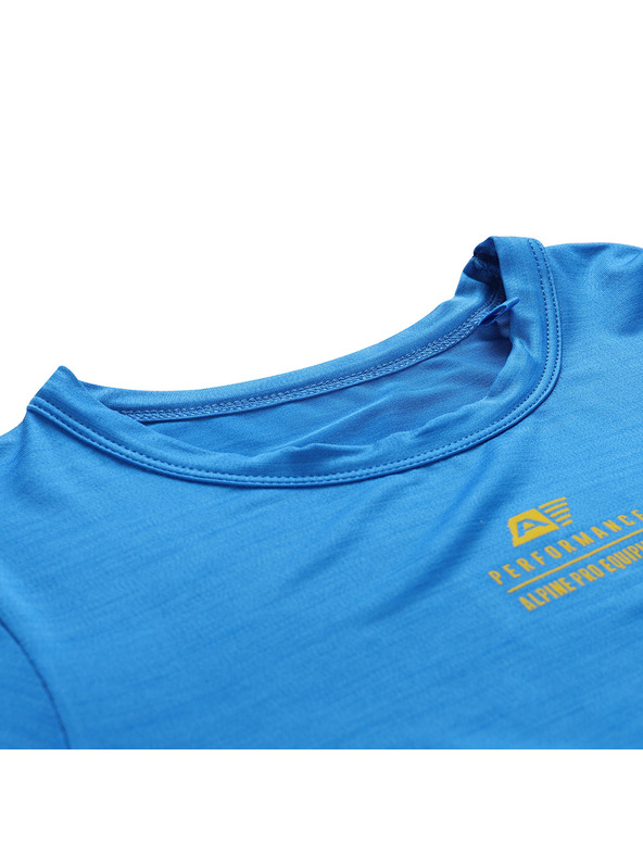 ALPINE PRO Kinder-Schnelltrocknendes T-Shirt ALPINE PRO BASIKO electric blue lemonade