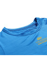 ALPINE PRO Kinder-Schnelltrocknendes T-Shirt ALPINE PRO BASIKO electric blue lemonade
