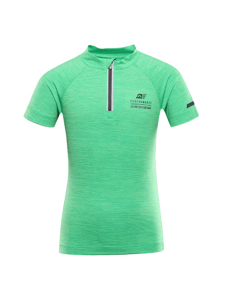 ALPINE PRO Kinder-Schnelltrocknungs-Radtrikot ALPINE PRO LATTERO 2 pastel perf green