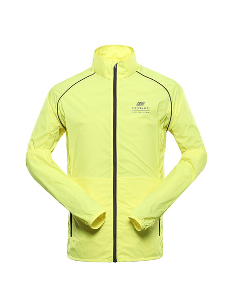 ALPINE PRO Herren-Ultaleichte Jacke mit DWR-Beschichtung ALPINE PRO SPIN 2 neon yellow