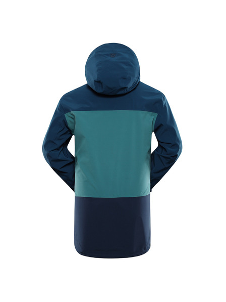 ALPINE PRO Herren wasserdichte Jacke mit PTX-Membran ALPINE PRO ZARR moonlit ocean