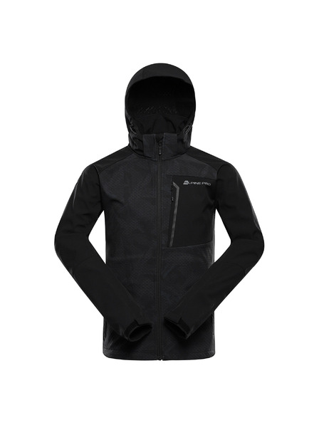 ALPINE PRO Herren Softshell-Jacke mit Membran ALPINE PRO HOOR black Variante pa