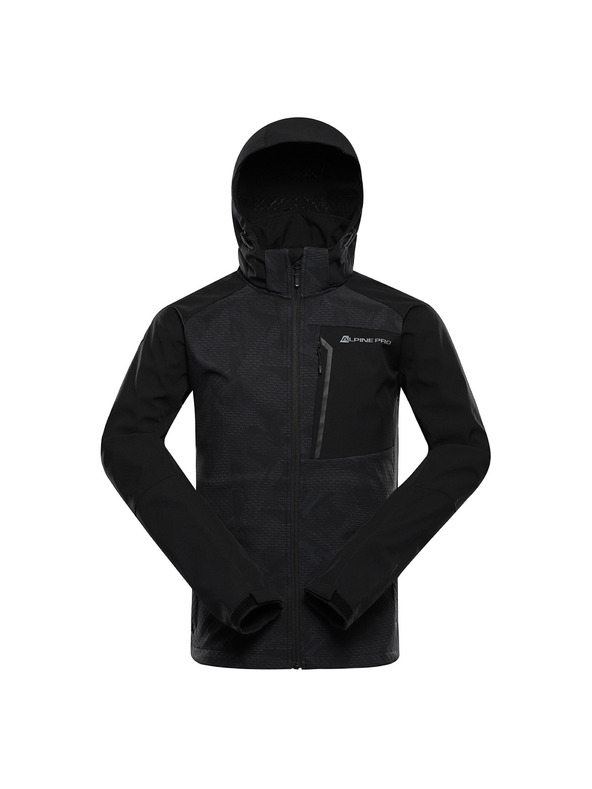 ALPINE PRO Herren Softshell-Jacke mit Membran ALPINE PRO HOOR black Variante pa