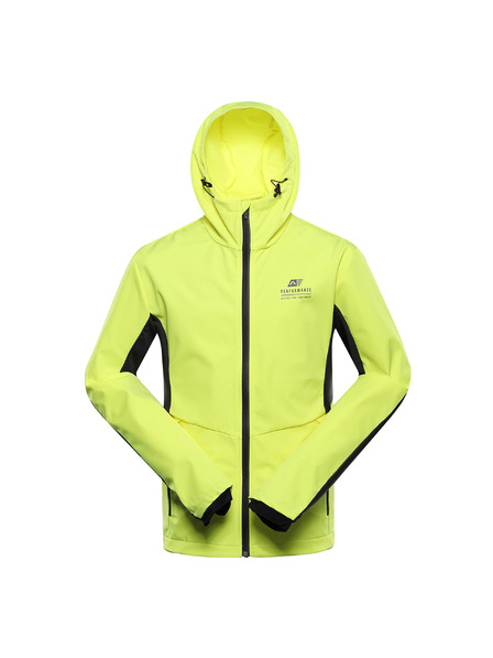 ALPINE PRO Herren-Softshell-Jacke mit DWR-Beschichtung ALPINE PRO KERAK neon yellow