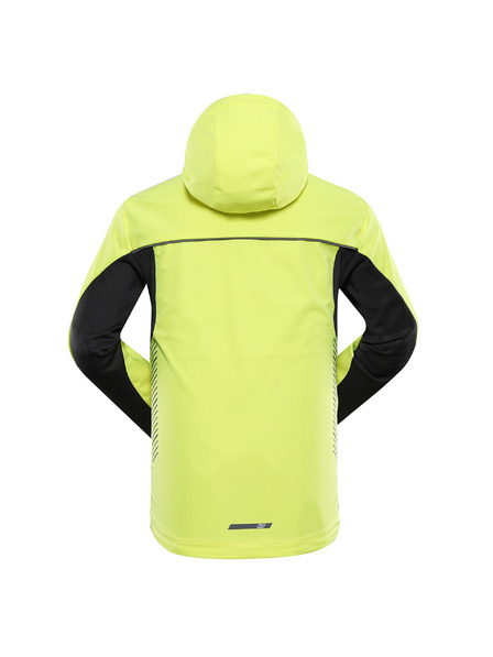 ALPINE PRO Herren-Softshell-Jacke mit DWR-Beschichtung ALPINE PRO KERAK neon yellow