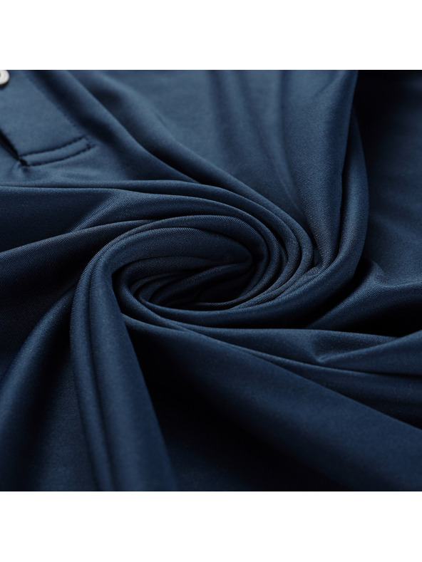 ALPINE PRO Herren Quick-Dry Polo-Shirt mit UV 50 ALPINE PRO COOWEL 2 moonlit ocean