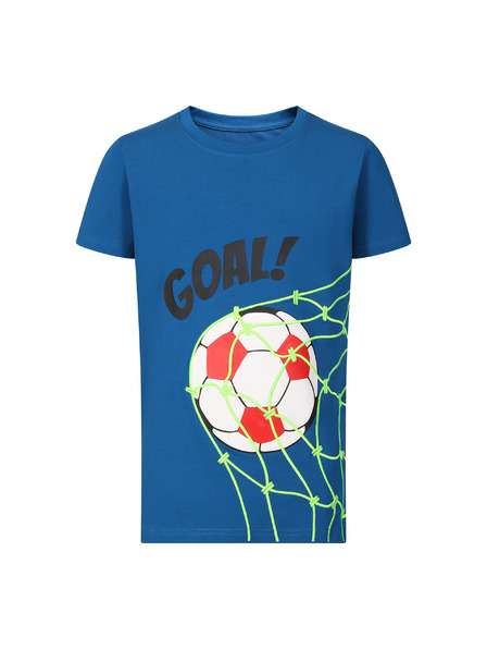 NAX Kinder Baumwoll-T-Shirt nax NAX OMESO mykonos blue