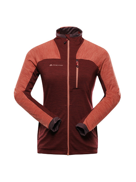 ALPINE PRO Damen schnell trocknende Sweatjacke ALPINE PRO ONNECA 3 tawny orange