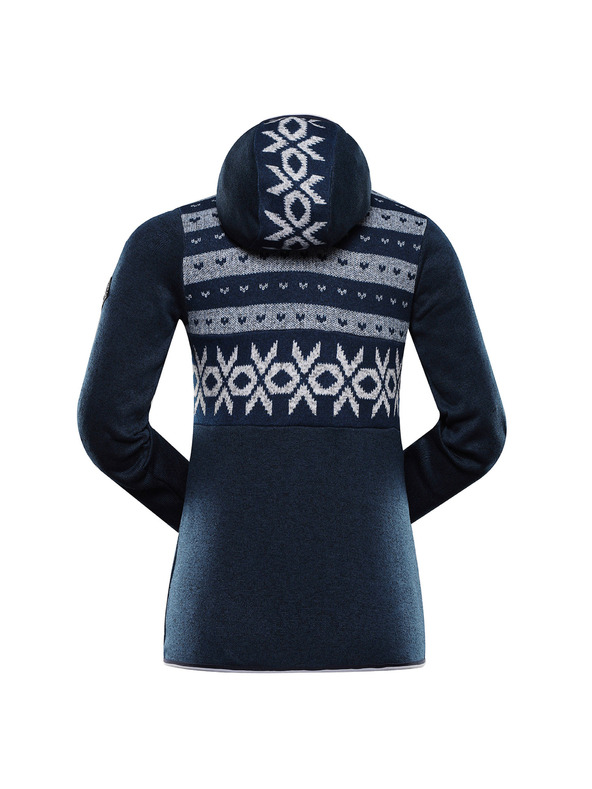 ALPINE PRO Damen-Wärmepullover mit Kapuze ALPINE PRO NORESA moonlit ocean Variante pa