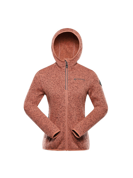 ALPINE PRO Damen-Wärmepullover mit Reißverschluss ALPINE PRO ZEGA 2 tawny orange