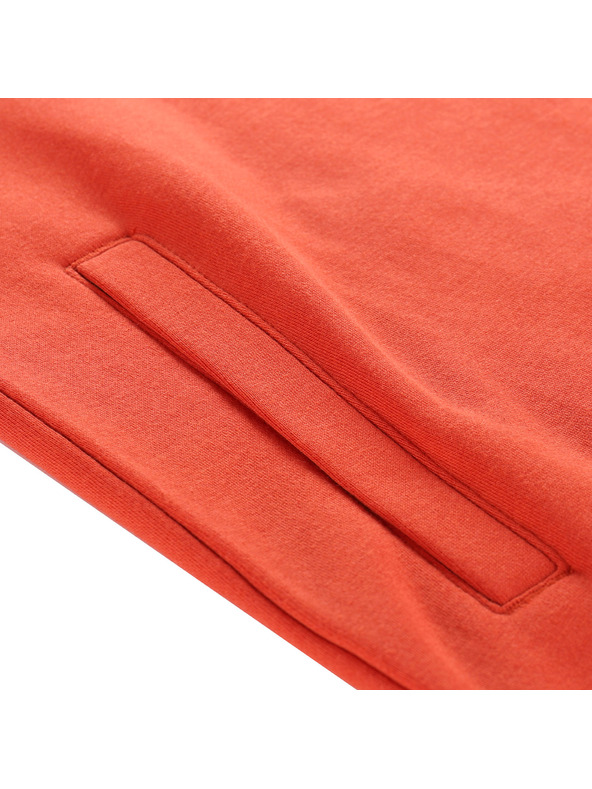 ALPINE PRO Damen-Sweatshirtkleid ALPINE PRO OLEBA red clay