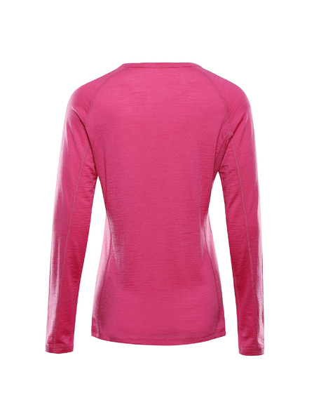 ALPINE PRO Damen T-Shirt aus Merinowolle ALPINE PRO MERENA fuchsia fedora Variante pa