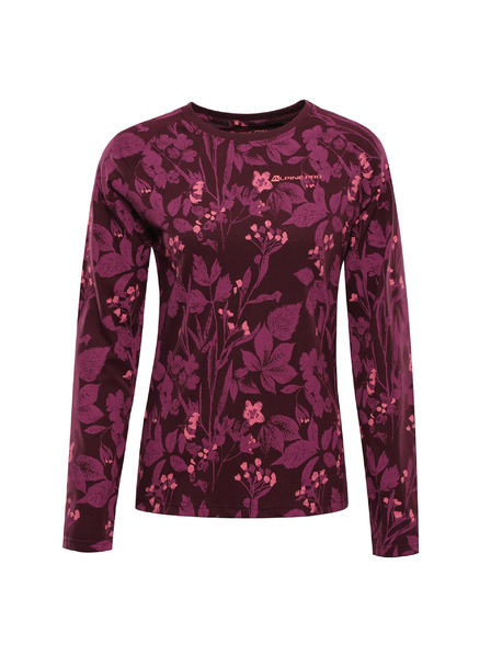 ALPINE PRO Damen T-Shirt aus Bio-Baumwolle ALPINE PRO GRETTA winetasting Variante pa