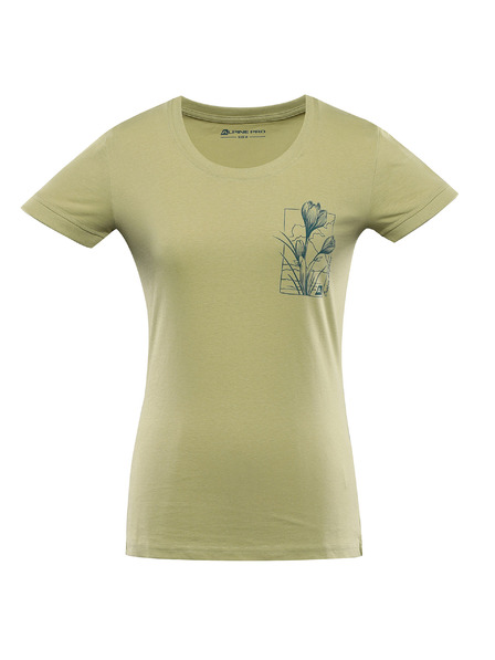 ALPINE PRO Damen T-Shirt aus Bio-Baumwolle ALPINE PRO TERMESA weeping willow Variante pb