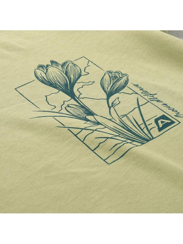 ALPINE PRO Damen T-Shirt aus Bio-Baumwolle ALPINE PRO TERMESA weeping willow Variante pb