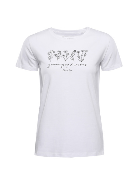 ALPINE PRO Damen Baumwoll-T-Shirt ALPINE PRO MOROLA white Variante pc