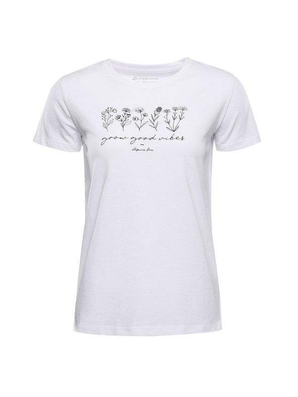 ALPINE PRO Damen Baumwoll-T-Shirt ALPINE PRO MOROLA white Variante pc