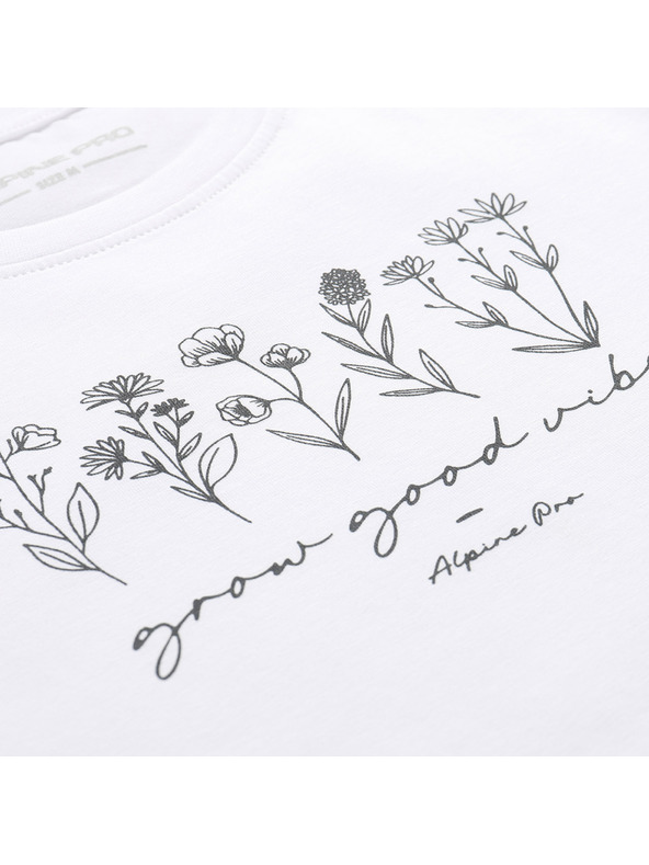 ALPINE PRO Damen Baumwoll-T-Shirt ALPINE PRO MOROLA white Variante pc