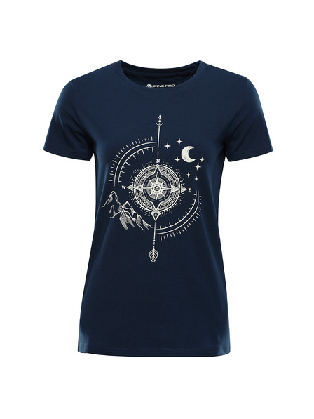 ALPINE PRO Damen Baumwoll-T-Shirt ALPINE PRO MOROLA moonlit ocean varianta pb