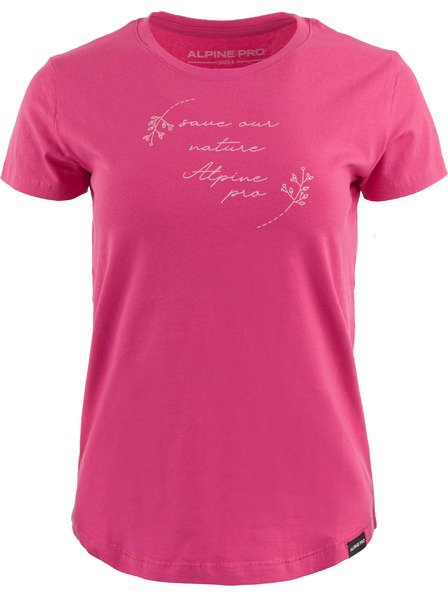 ALPINE PRO Damen Baumwoll-T-Shirt ALPINE PRO BADENA cabaret