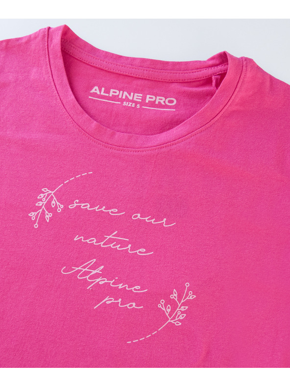 ALPINE PRO Damen Baumwoll-T-Shirt ALPINE PRO BADENA cabaret