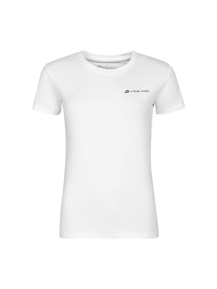 ALPINE PRO Damen Baumwoll-T-Shirt mit Fine Cotton ALPINE PRO FRABA white