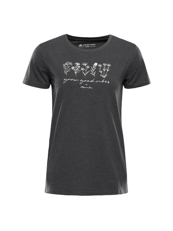 ALPINE PRO Damen Baumwoll-T-Shirt ALPINE PRO MOROLA dk. true gray varianta pc