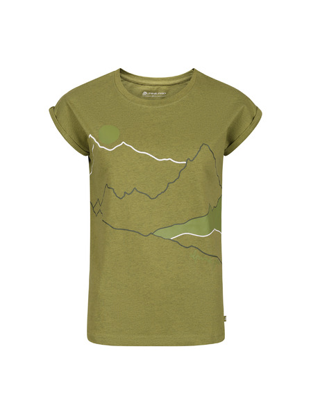 ALPINE PRO Damen T-Shirt aus knitterfreiem Material ALPINE PRO NOGERA green oasis varianta pa