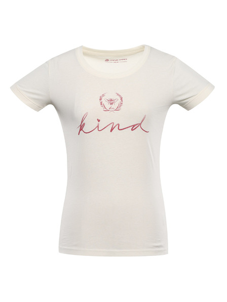 ALPINE PRO Damen T-Shirt aus Bio-Baumwolle ALPINE PRO TERMESA 2 creme Variante pb