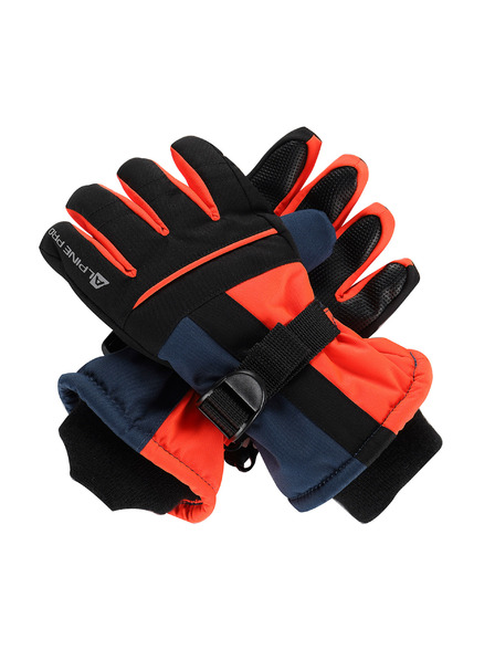 ALPINE PRO Kinder Handschuhe mit PTX-Membran ALPINE PRO LORDO 2 neon red