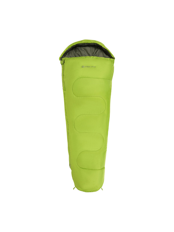 ALPINE PRO Kinder Mumienschlafsack ALPINE PRO MELO lime green