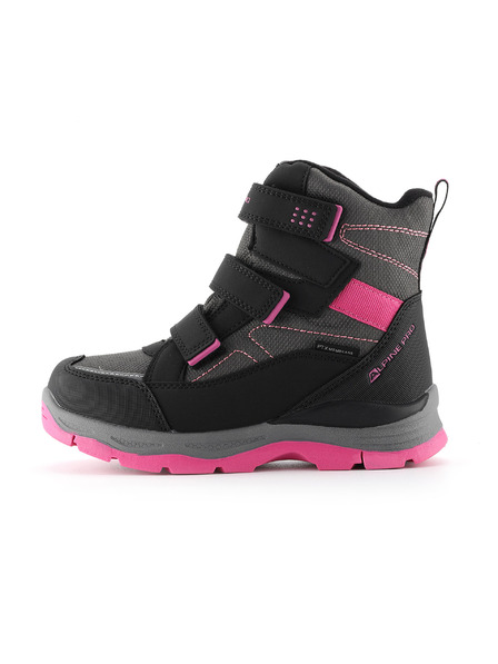 ALPINE PRO Kinder-Winterschuhe mit wasserdichter PTX-Membran ALPINE PRO NERADO fuchsia fedora