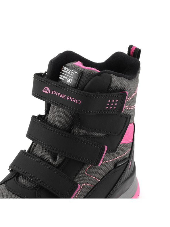 ALPINE PRO Kinder-Winterschuhe mit wasserdichter PTX-Membran ALPINE PRO NERADO fuchsia fedora