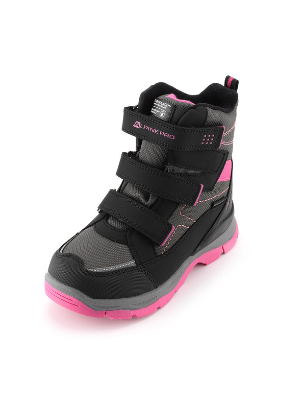 ALPINE PRO Kinder-Winterschuhe mit wasserdichter PTX-Membran ALPINE PRO NERADO fuchsia fedora