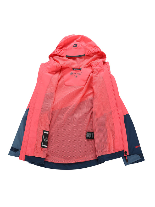 ALPINE PRO Kinder-Jacke mit PTX-Membran ALPINE PRO NOREMO 3 calypso coral