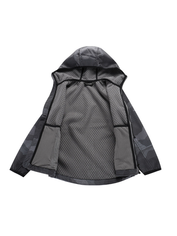 ALPINE PRO Kinder-Softshell-Jacke mit Membran ALPINE PRO EZORO schwarz Variante pa