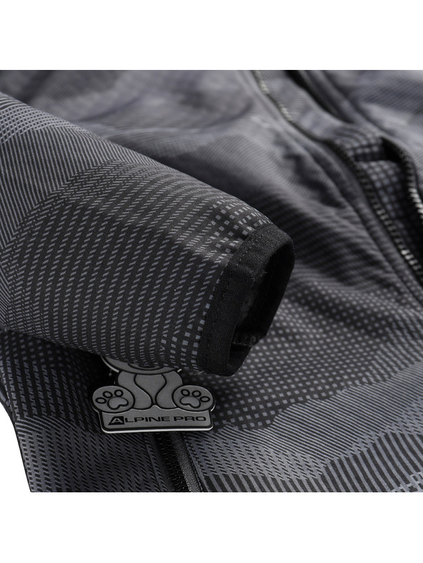 ALPINE PRO Kinder-Softshell-Jacke mit Membran ALPINE PRO EZORO schwarz Variante pa