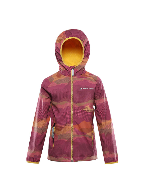 ALPINE PRO Kinder-Softshell-Jacke mit Membran ALPINE PRO EZORO fuchsia fedora Variante pa