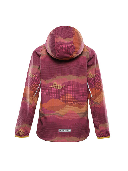 ALPINE PRO Kinder-Softshell-Jacke mit Membran ALPINE PRO EZORO fuchsia fedora Variante pa