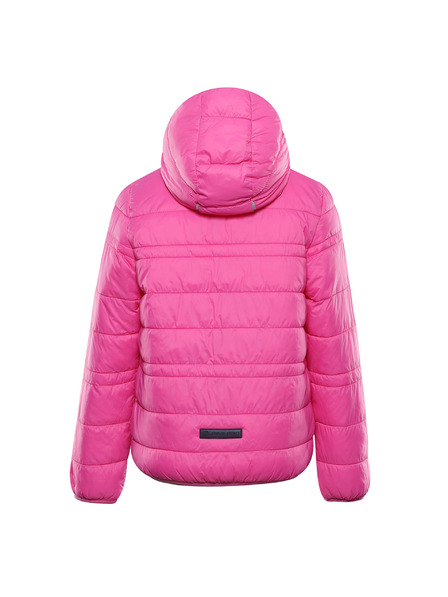 ALPINE PRO Kinder beidseitige Hi-Therm Jacke ALPINE PRO DOUWO fuchsia fedora Variante pb